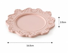 Molde silicona plato labrado europeo